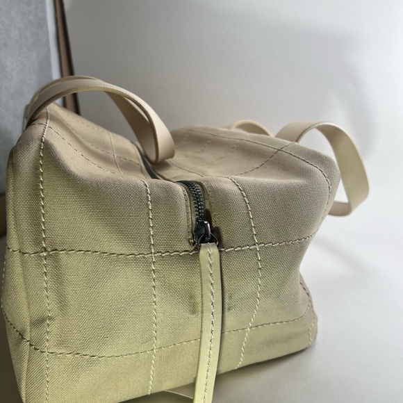 Chanel Ivory Chocolate Bar Bowling Tote - Picture 7 of 12